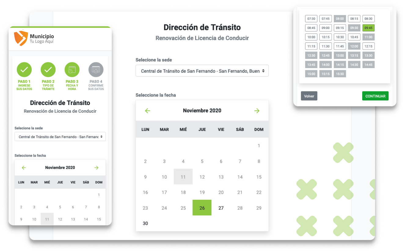 vistas de sistema 1 y adaptable phone